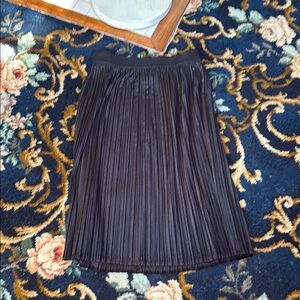 Lands' End  Midi‎ A-Line velvet Pleated Skirt- worn maybe twice